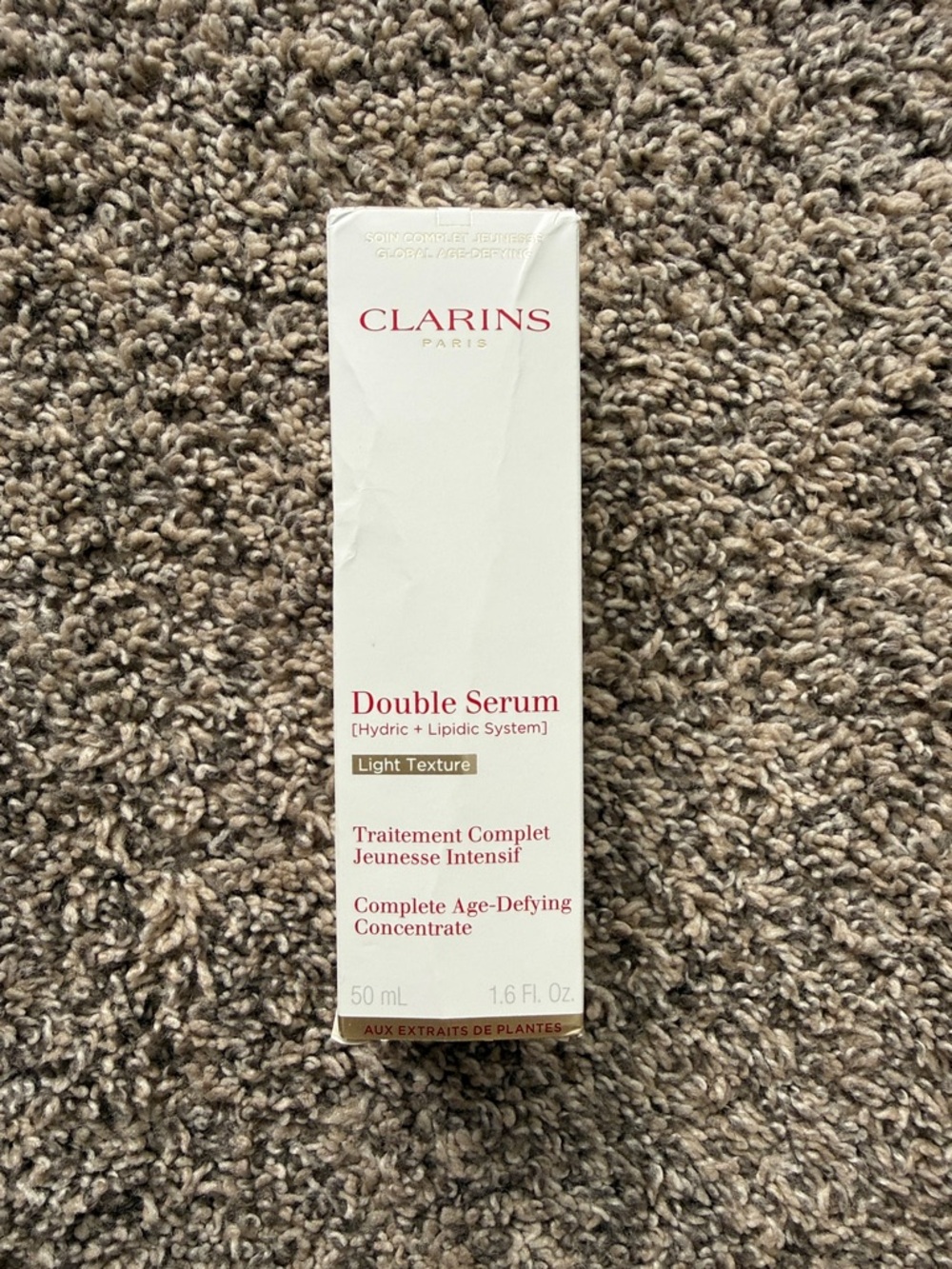 NEW Clarins Double Serum Light Texture Age-Defying Face & Neck Serum